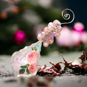 Ganz Crystal Expressions Daughter Ornament Beveled Crystal Victorian Prism Beads